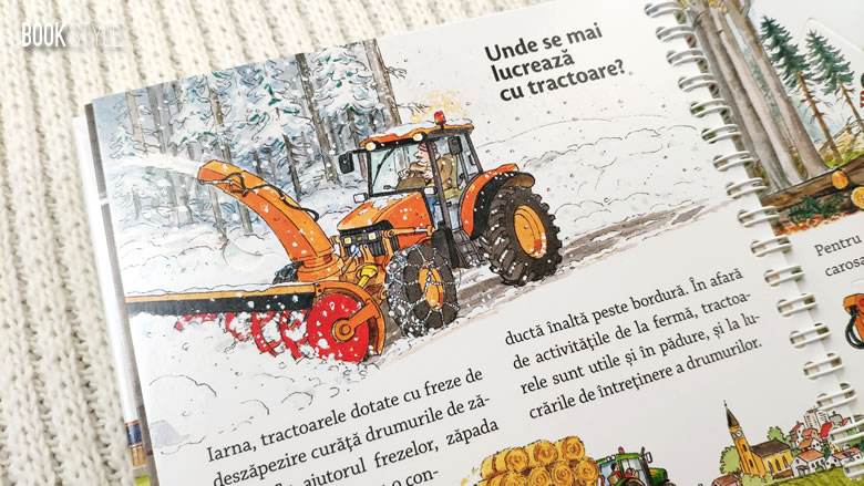 Tractorul - Carte cu clapete. Colecția Junior 2-4 ani | Editura Casa